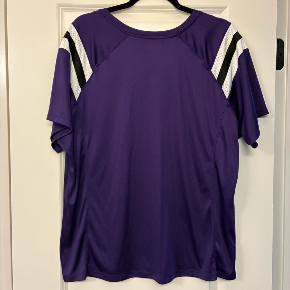 NWOT NFL Ravens Jersey Top Purple Women’s Size 2XL - Picture 2 of 3